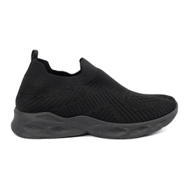 Bottes de sport pour femmes, Black a glissé noir