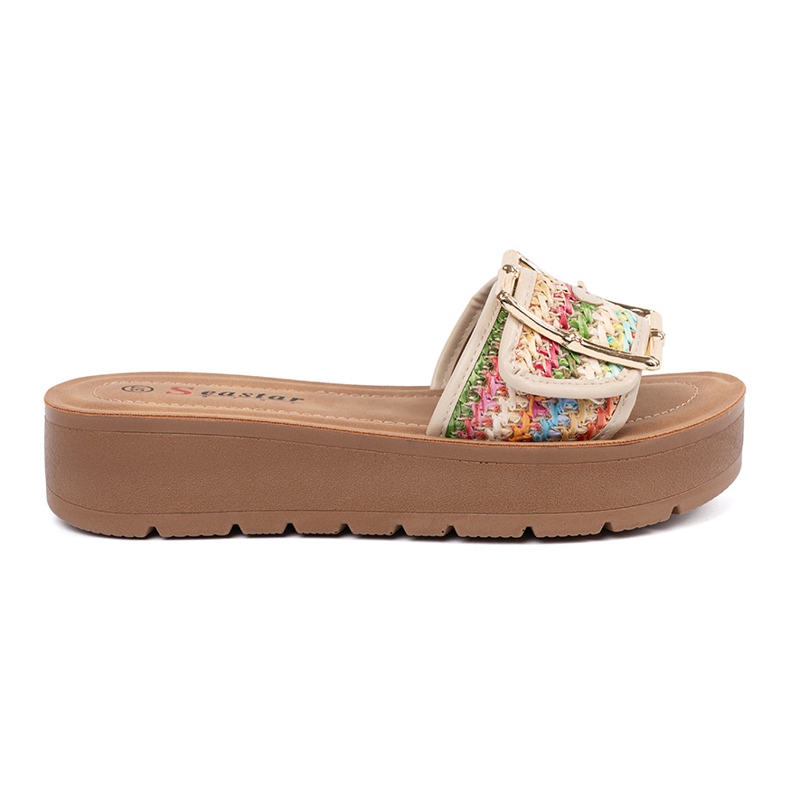 Seastar Les tongs des femmes multicolores avec une boucle