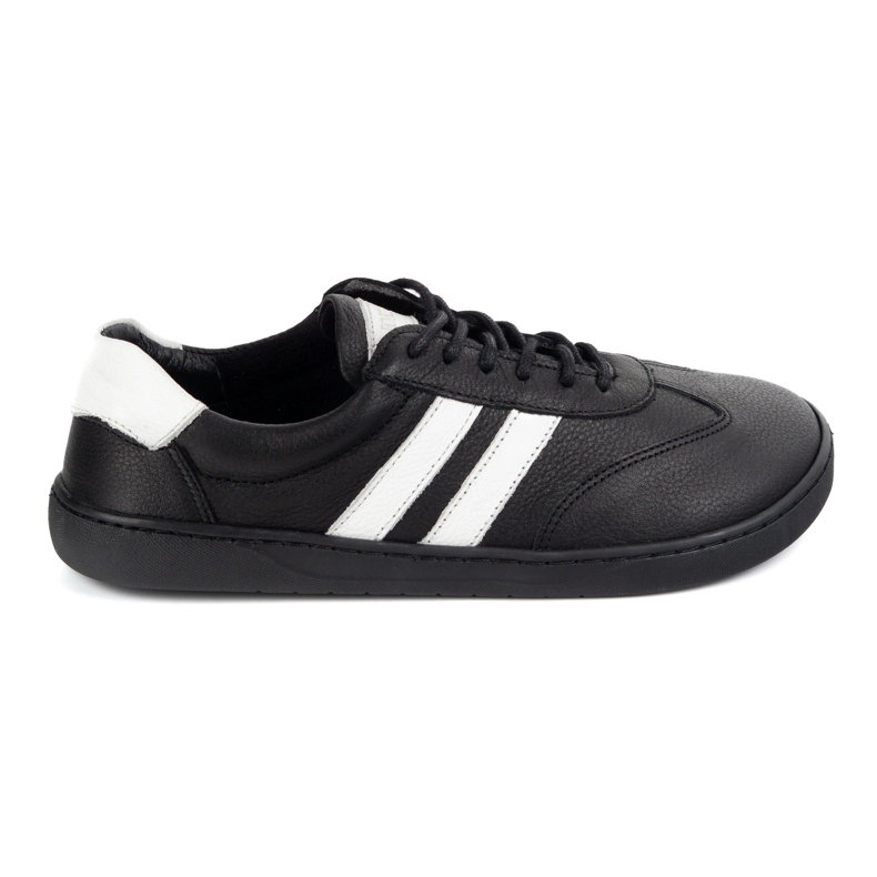Chaussures en cuir pour femmes Joker Blackorwhite Black - Sneakers minimalistes Olivier le noir