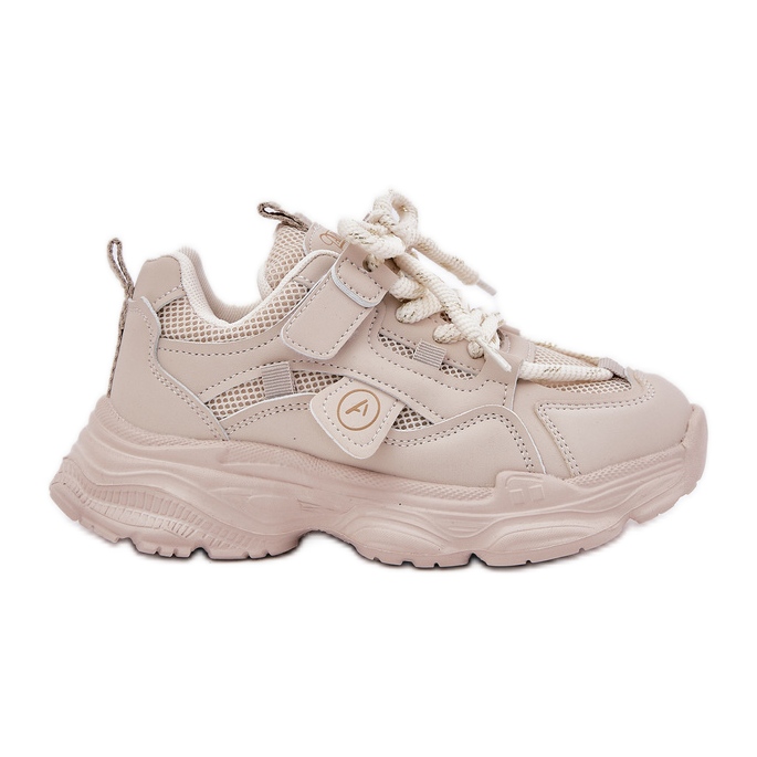 Inna Baskets pour enfants sur la plate-forme beige
