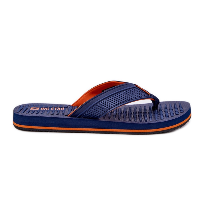 Flip pour hommes -flops Big Star RR174437 bleu marine