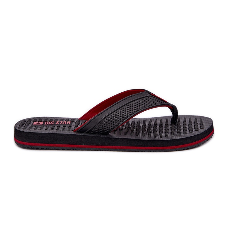 Flip pour hommes -flops Big Star RR174441 noir le noir Flip pour hommes -flops Big Star RR174441 noir le noir