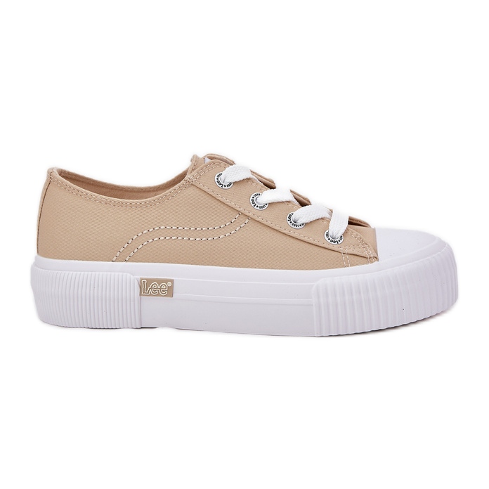 Sneakers pour femmes sur la plate-forme Lee Isla C Femmes Low 50251001 Beige