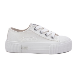 Sneakers pour les jeunes pour enfants Lee Isla C Low 50251058 White blanc