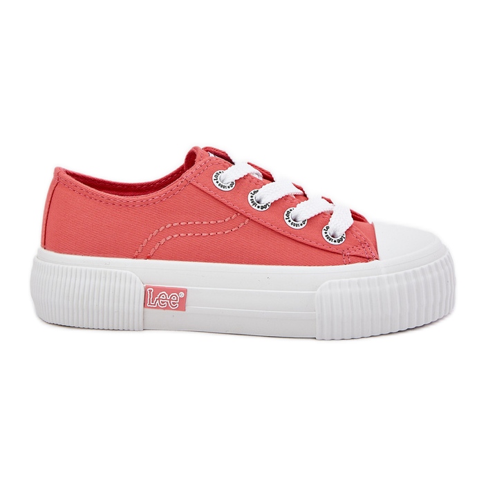 Sneakers pour les jeunes pour enfants Lee Isla C Low 50251058 Coral orange Sneakers pour les jeunes pour enfants Lee Isla C Low 50251058 Coral orange