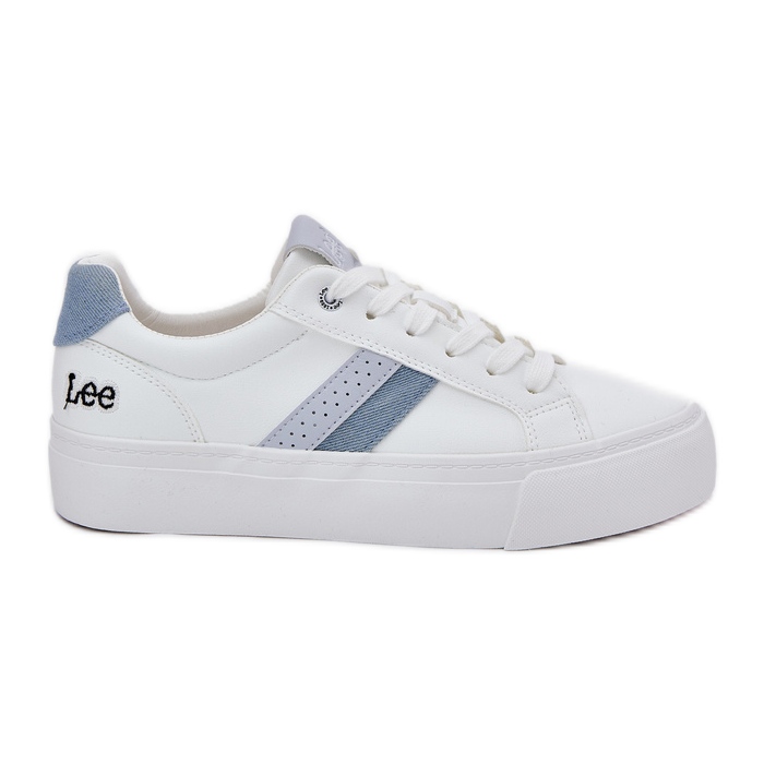 Sneakers féminins Lee Layla Femmes Low 50251003 White blanche