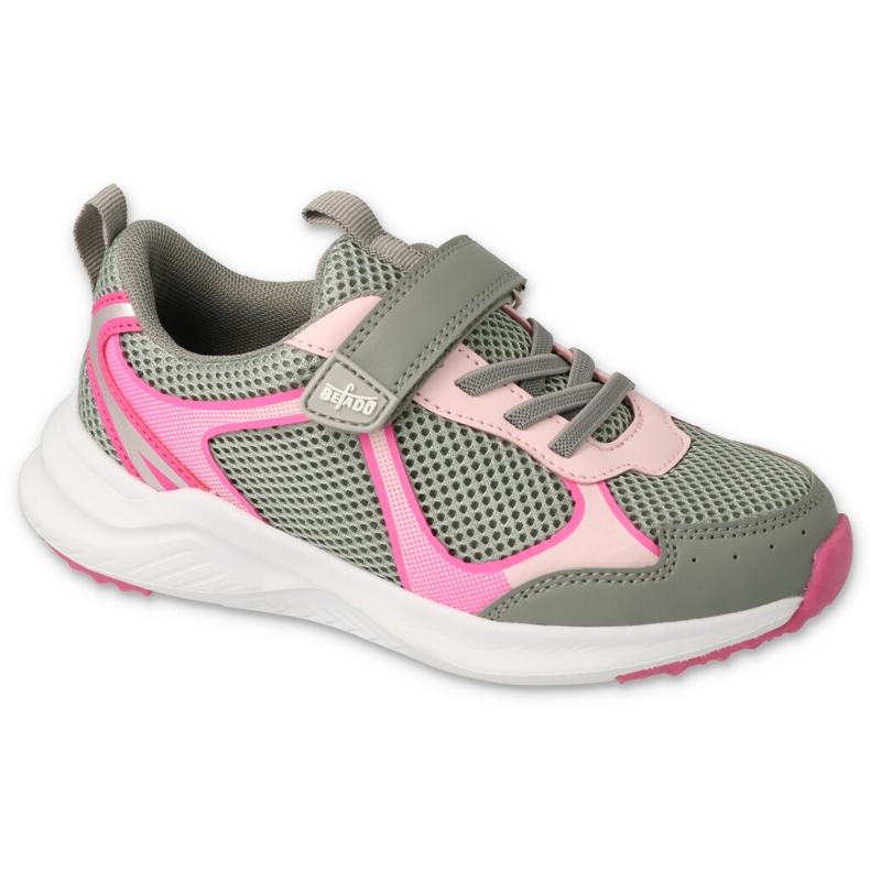 Befado sport enfant Velcro 516X172 gris et rose