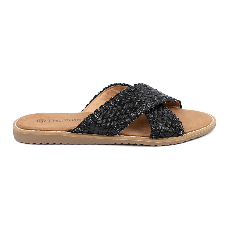 Shelvt Blacks Black Black Slippers le noir