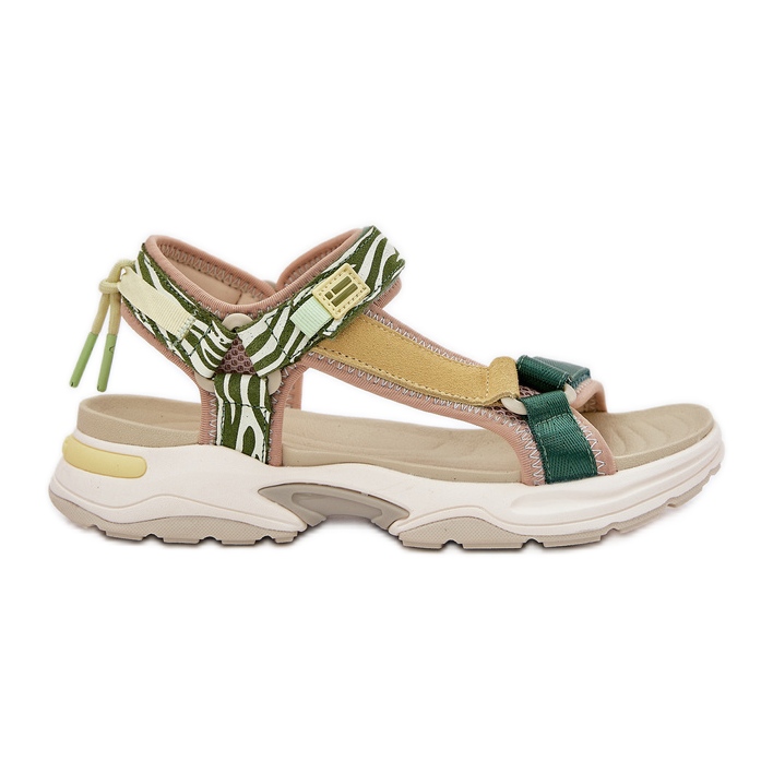 Sandales velcro pour femmes D.Franklin DFSH406003 vert Sandales velcro pour femmes D.Franklin DFSH406003 vert