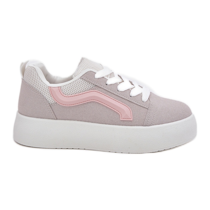 Inna Baskets Plateformes Femme Gris