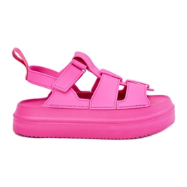 Inna Sandales féminines sur la plate-forme fuchsia rose