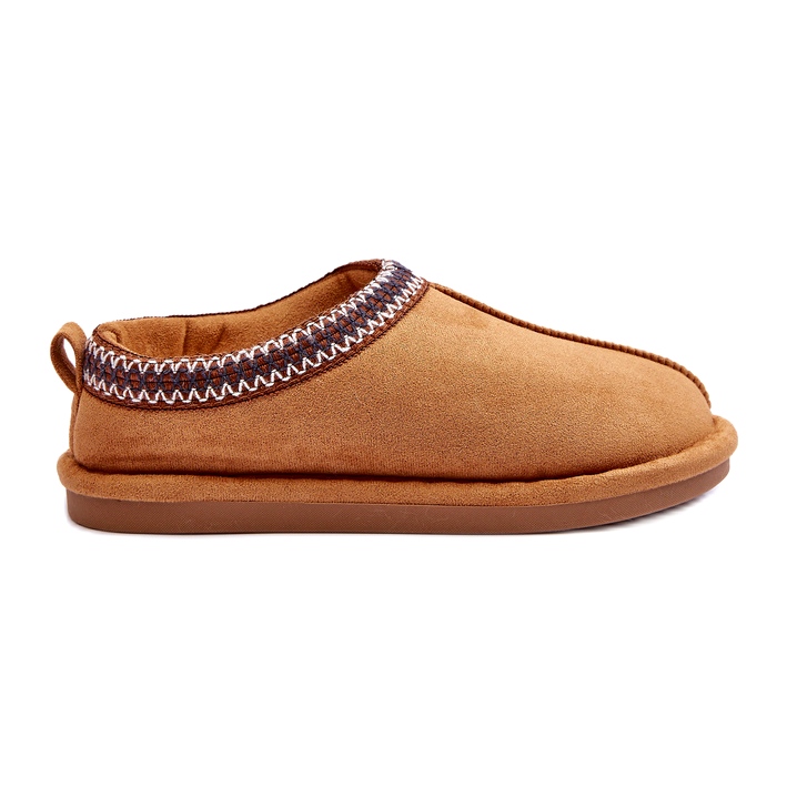 Pantres de daim des femmes avec une caméra beige fourrure