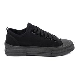 Shelvt Baskets noires confortables avec une tige courte le noir