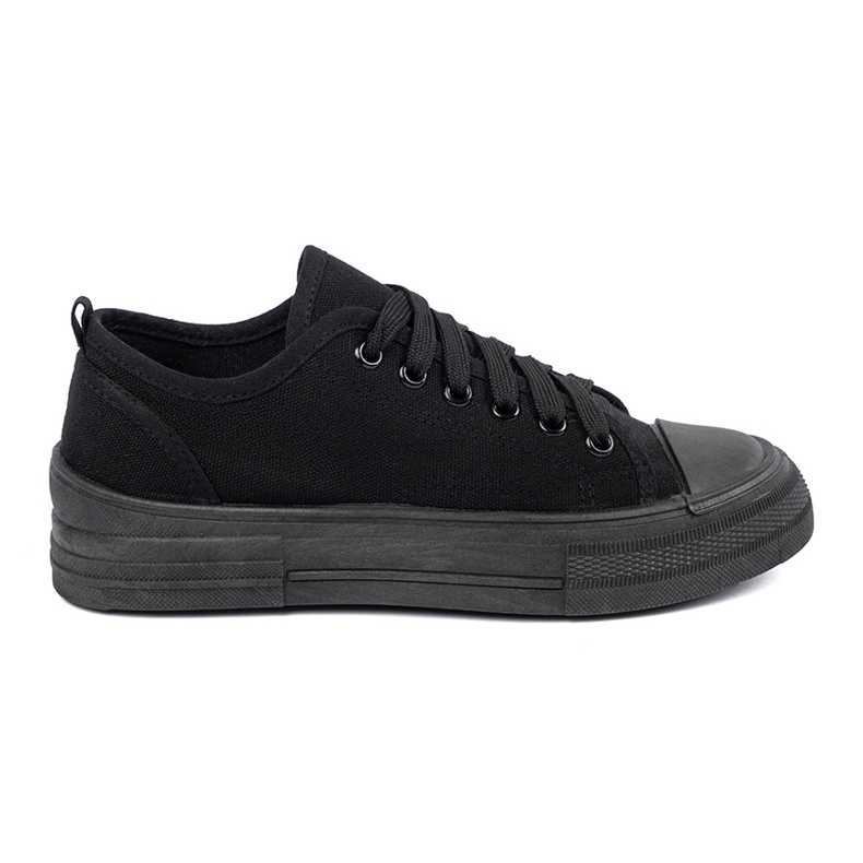 Shelvt Baskets noires confortables avec une tige courte le noir
