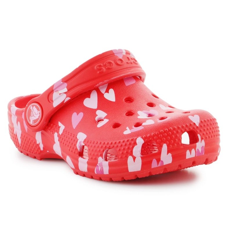 Crocs Classic Vday Clog T 209755-6ZR tongs rouge Crocs Classic Vday Clog T 209755-6ZR tongs rouge