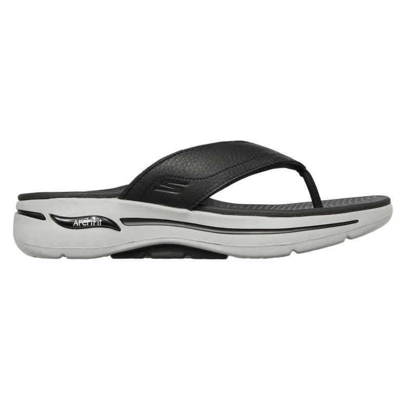 Les skechers japonais Go Walk Arch Fit San 229022-Bkgy le noir