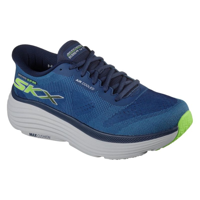 Chaussures de course Skechers MAX EMPROSSIONNANT bleu