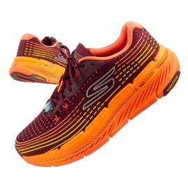 Chaussures de course skechers max amortissant 220835 / burg orange Chaussures de course skechers max amortissant 220835 / burg orange