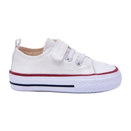 Inna Baskets velcro blanches