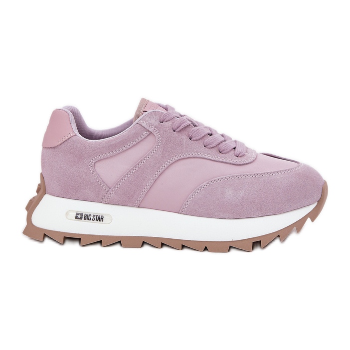 Big Star Sneakers en daim sur la grande star féminine RR274900 Plateforme féminine Hi-Polish Violet System Big Star Sneakers en daim sur la grande star féminine RR274900 Plateforme féminine Hi-Polish Violet System