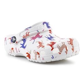 Crocs Classic Character Print Clog 209695-9CD Flip-flop blanc