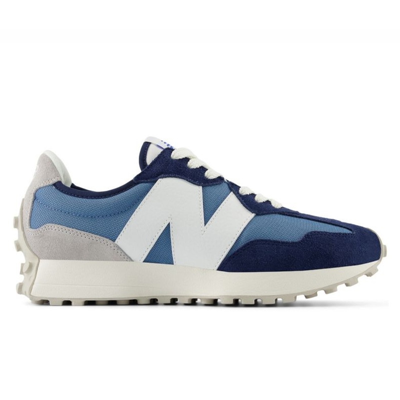 Chaussures sportives masculines New Balance NB 327 Blue en daim (U327CJ) bleu