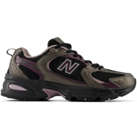 Sneakers féminins New Balance 530 Chaussures d'entraînement sportif noir (MR530ADD)