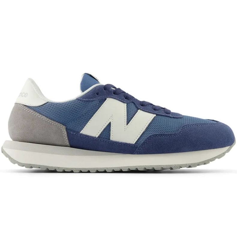 Sneakers masculins New Balance 237 Blue Suede Sports Chaussures (MS237LBW) bleu