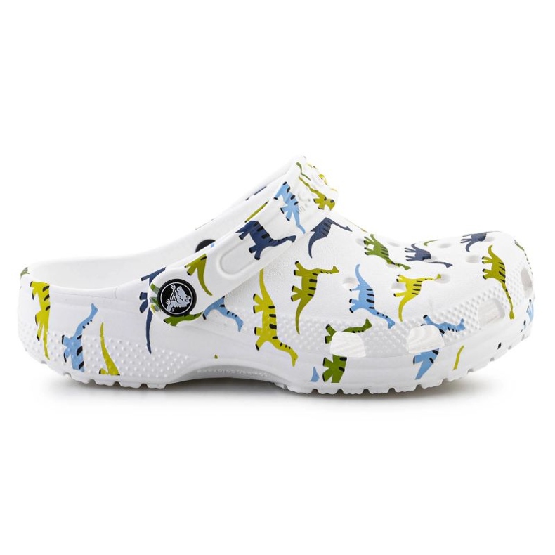 Clogs pour enfants Crocs Classic Character Print Clog 209695-9DH blanc blanche