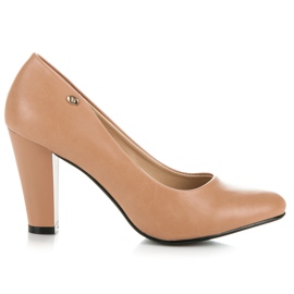 Vices New Collection Escarpins classiques sur le poteau brun