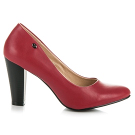 Vices New Collection Escarpins classiques sur le poteau rouge Vices New Collection Escarpins classiques sur le poteau rouge