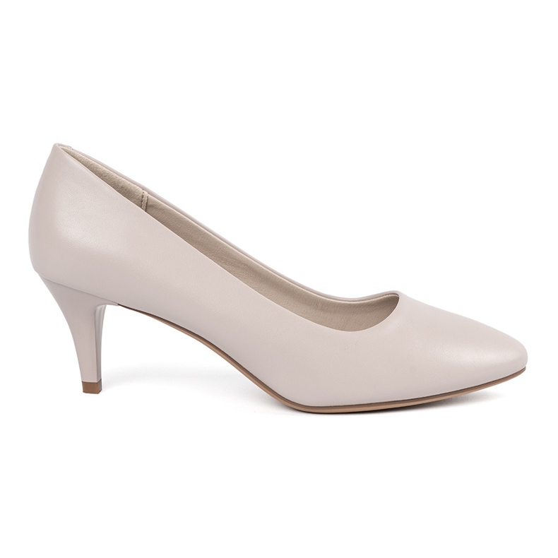 Pompes gris clair sergio leone beige