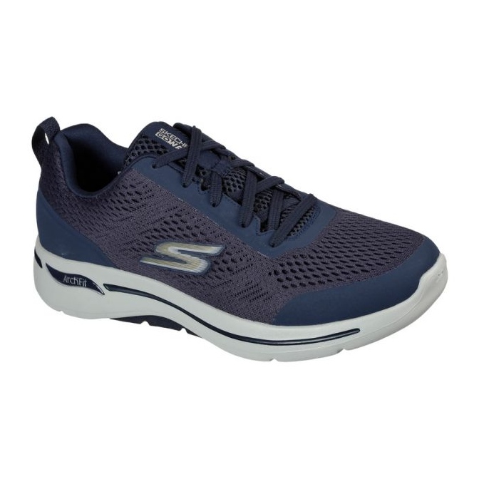 Chaussures skechers va promenade arc en forme idyllique 216116nvgd bleu