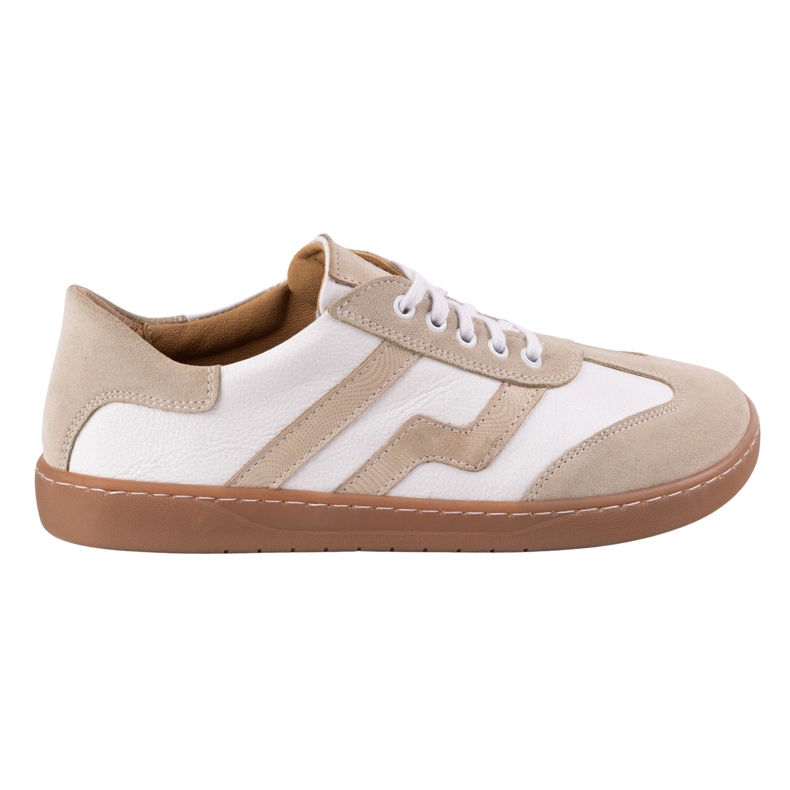 Barefoot pour femmes chaussures en cuir Olivier Eliza Białe blanche