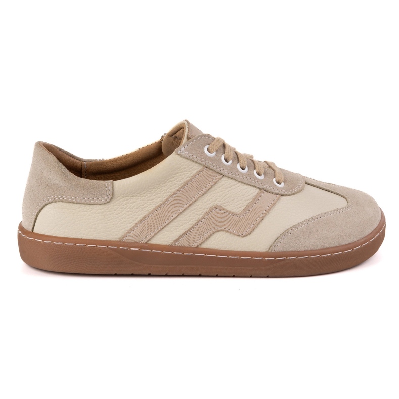 Barefoot pour femmes chaussures en cuir Olivier Eliza Beige