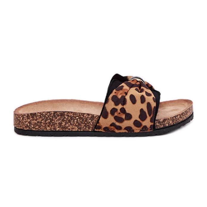 Inna Les tongs pour femmes sur la plate-forme de liège Leopard brun Inna Les tongs pour femmes sur la plate-forme de liège Leopard brun