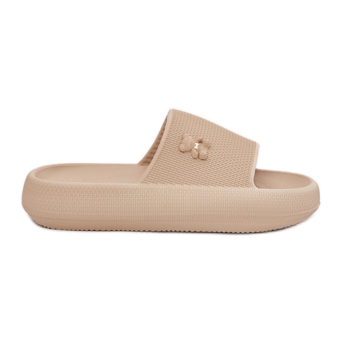 Les tongs de mousse pour femmes sur la plate-forme avec un beige Vinceza en peluche 75210 beige Les tongs de mousse pour femmes sur la plate-forme avec un beige Vinceza en peluche 75210 beige