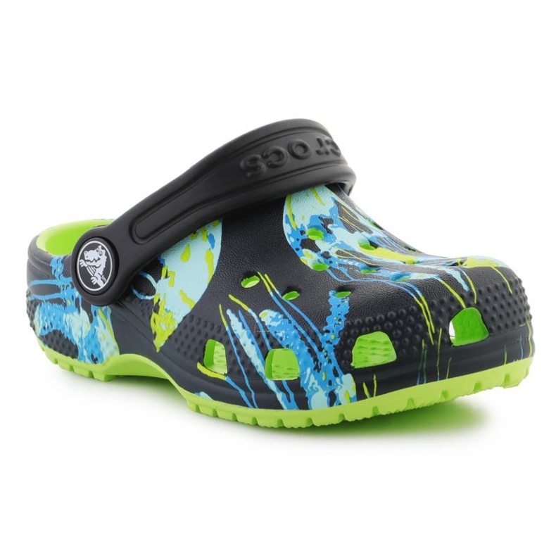Crocs Classic Meta Scape Clog T 208456-3UF Flip Flops le noir