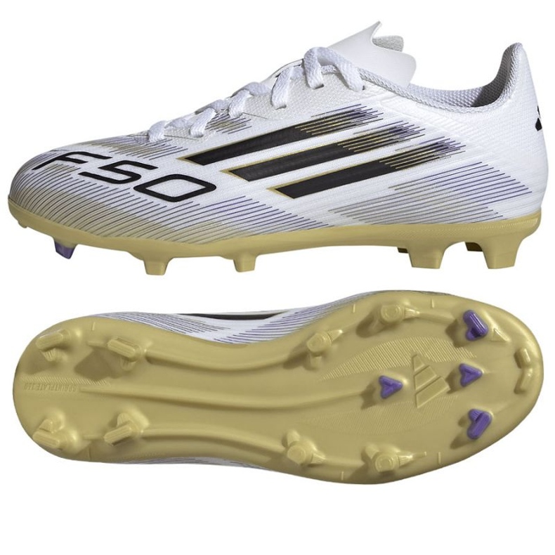 Adidas F50 League FG / MG JH7745 Chaussures de football blanche