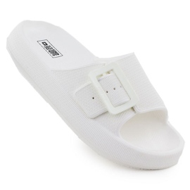 Slippers pour femmes Big Star RR274A584 White blanche Slippers pour femmes Big Star RR274A584 White blanche