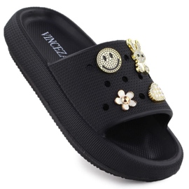 Vinceza 76055 Jan404a Flip -flops noir