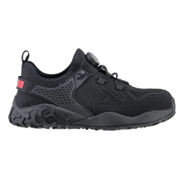 Chaussures de sport masculines avec levage composite laçage boa urgent 244 / s1 sra noir