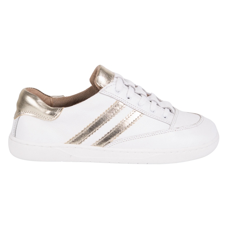 Sneakers Barefoot Women's Kaia Olivier - Chaussures en cuir blanc blanche