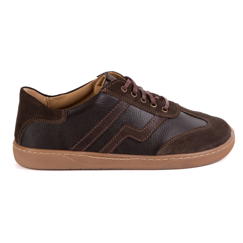 Barefoot pour femmes chaussures en cuir Olivier Eliza Dark Brown brun