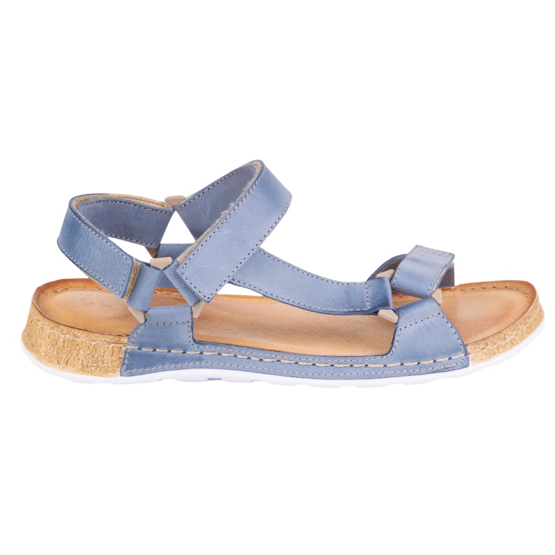 Olivier Sandales pour femmes Kallia Blue aux pieds nus bleu Olivier Sandales pour femmes Kallia Blue aux pieds nus bleu