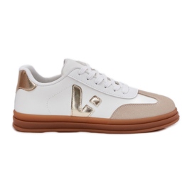 Baskets en cuir blanc