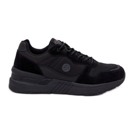 EVento Sneakers masculins Sports Chaussures sur la plate-forme noire