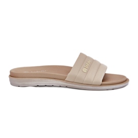 Slippers beige inblu SF000003 Slippers beige inblu SF000003