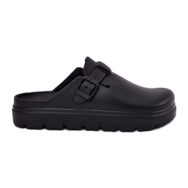 EVento Les tongs de mousse pour femmes avec une ceinture et serrer le noir EVento Les tongs de mousse pour femmes avec une ceinture et serrer le noir