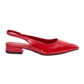 Ballerines rouges à thèmes basses rouges